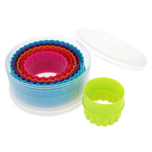 Alternative view of Double Sided Round Cookie Cutter Set of 5
