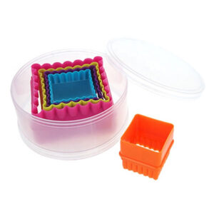 Alternative view of Double Sided Square Cookie Cutter Set of 5