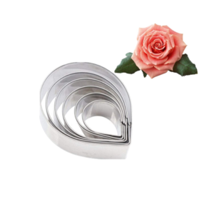 6pc Rose Petal Cutter Set