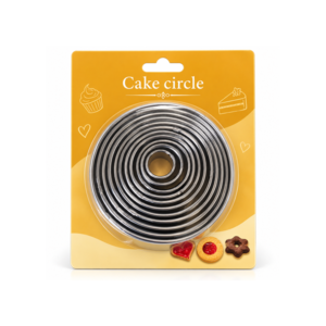 Stainless Steel Round Cookie Cutter Set of 11