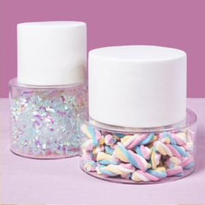 Acrylic Fillable Cake Tier 10cm x 10cm