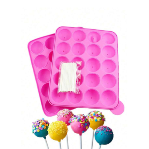 Silicone Cake Pop Mould Round
