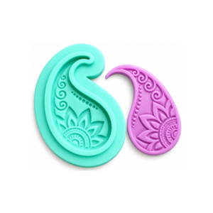 Silicone Diwali Paisley Mould