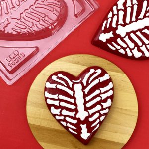 Alternative view of BWB Skeleton Heart Mould