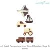 Sweetly Does It Transport and Sport Themed Chocolate / Sugar Craft Moulds