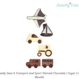 Sweetly Does It Transport and Sport Themed Chocolate / Sugar Craft Moulds