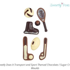 Sweetly Does It Transport and Sport Themed Chocolate / Sugar Craft Moulds