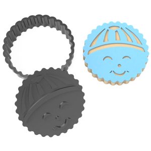 Cookie Cut & Press Baby Face 6