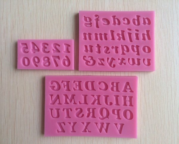Silicone Mini Alphabet and Number Mould Set