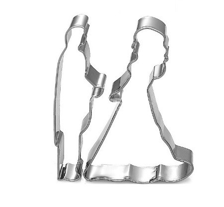Bride and Groom Cookie Cutter Set