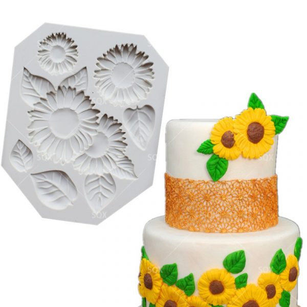 Silicone Sunflowers Mould