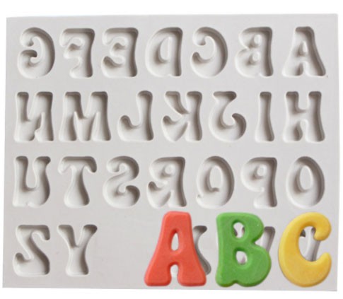 Silicone Groovy Alphabet and Number Set