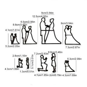 Silhouette Wedding Cutter Set
