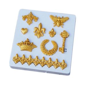 Silicone Mini Fleur de Lis Set
