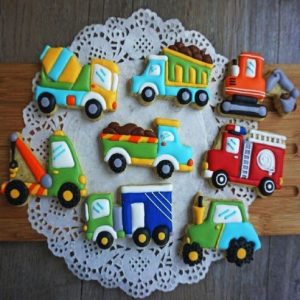 Construction Vehicle Cookie Cutter Set
