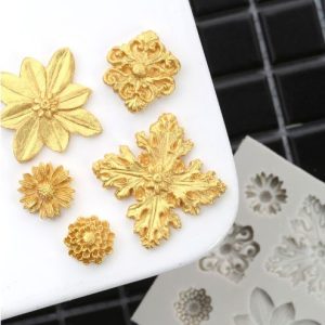 Silicone Flower Embellishment Mould