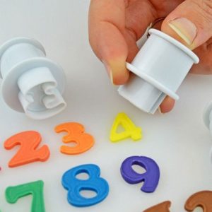 Numbers Plunger Cutter Set