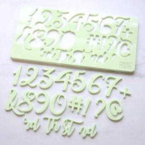 Sweet Stamp Curly Numbers & Symbols