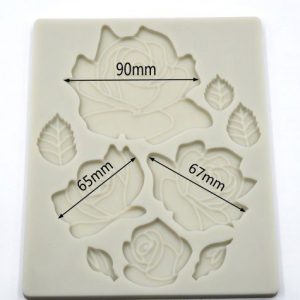 Silicone X Large Roses Mould