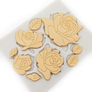 Silicone X Large Roses Mould