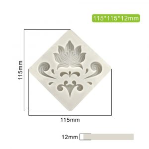 Silicone Pointy Embossed Flower Mould