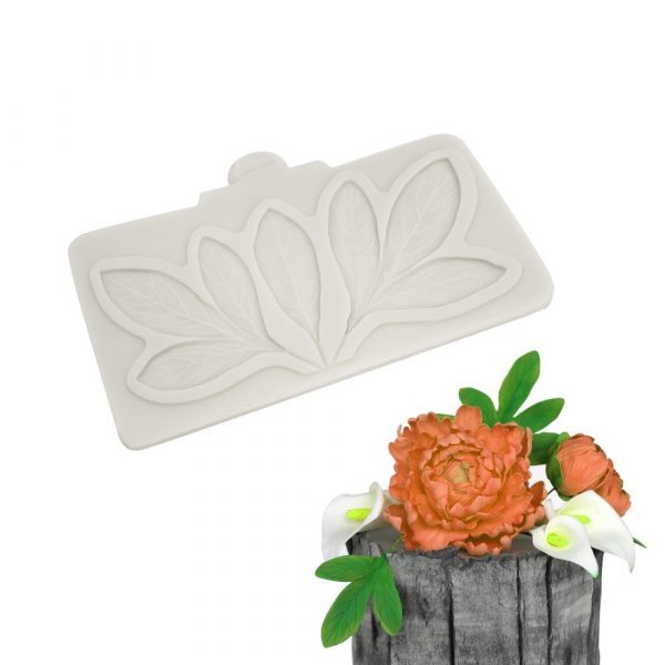 Silicone Peony Leaf Veiner Mould