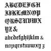 Old English Alphabet Cutter Set