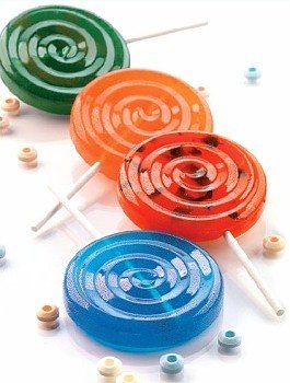 Silicone Swirl Lollipop Mould
