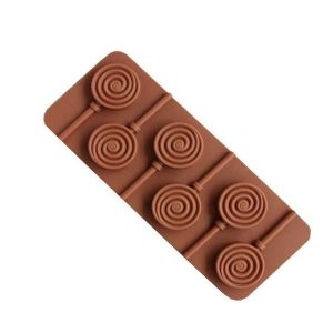 Silicone Swirl Lollipop Mould