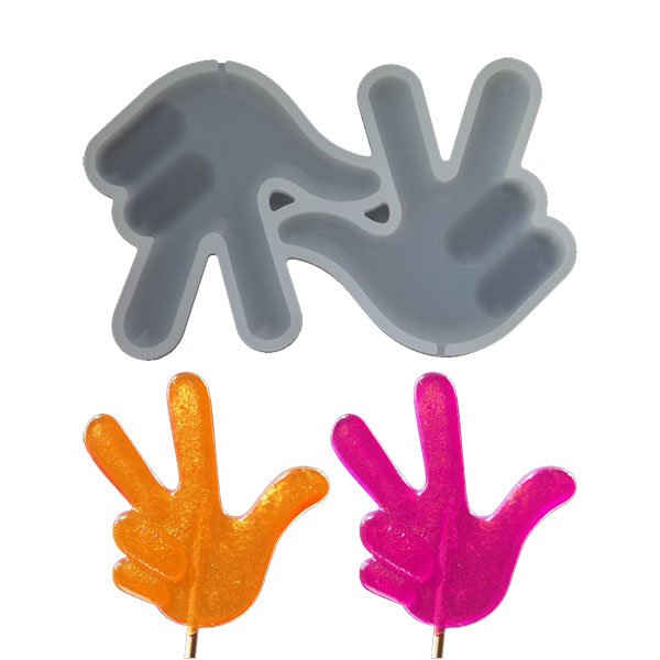 Silicone Fingers Lollipop Mould