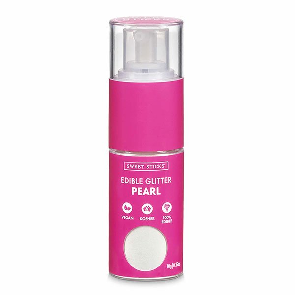 Sweet Sticks Glitter Pump Pearl