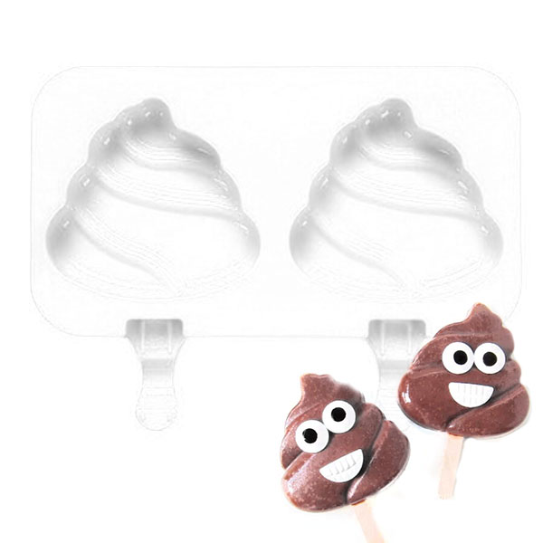 Silicone Emoji Cakesicle Mould