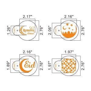 Alternative view of Cookie Stencil Eid Set 1