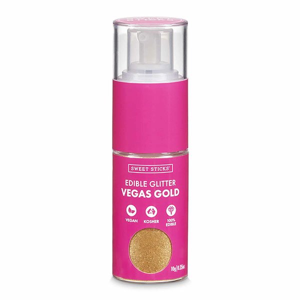 Sweet Sticks Glitter Pump Vegas Gold