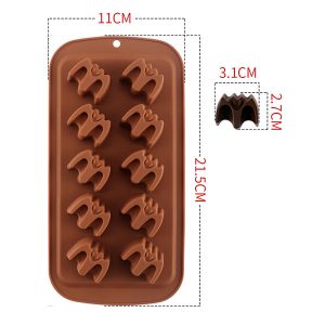 Alternative view of Silicone Bats Chocolate Mould