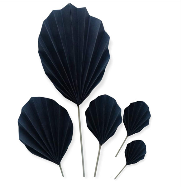 Paper Shell Fans Pack of 5 Metallic