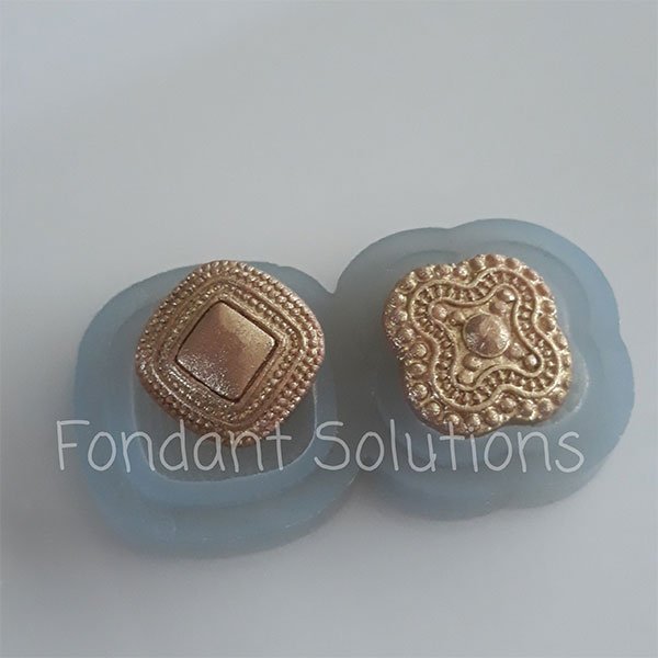Fondant Solutions Bling Square Mould