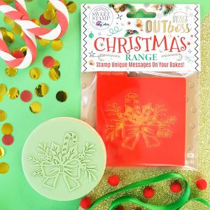 Sweet Stamp Outboss Christmas Bow Poinsettia