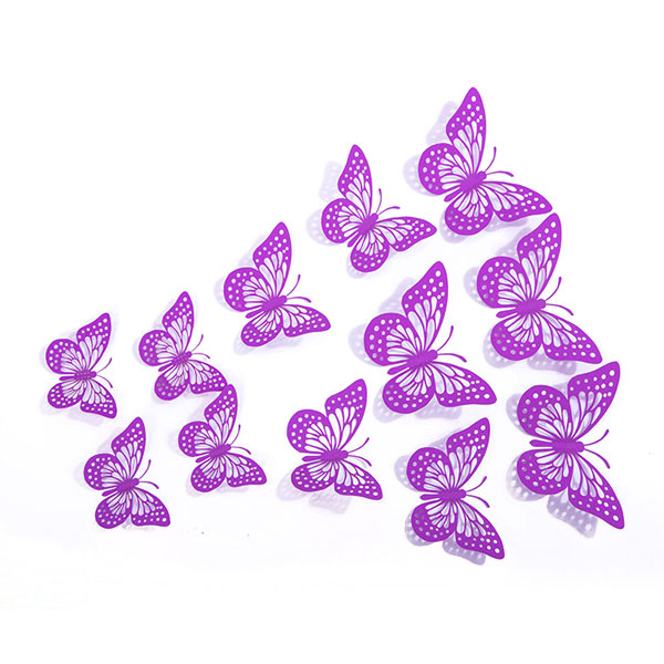 Decorative Butterflies Purple