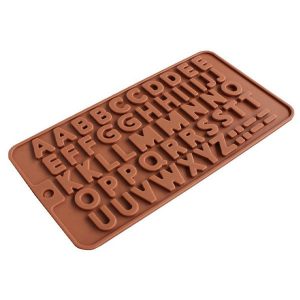 Silicone Uppercase Alphabet Chocolate Mould