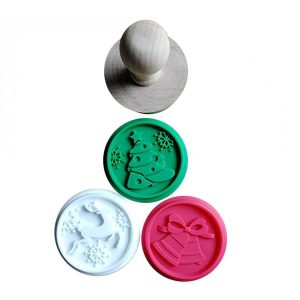 Silicone Christmas Cookie Stamp Set