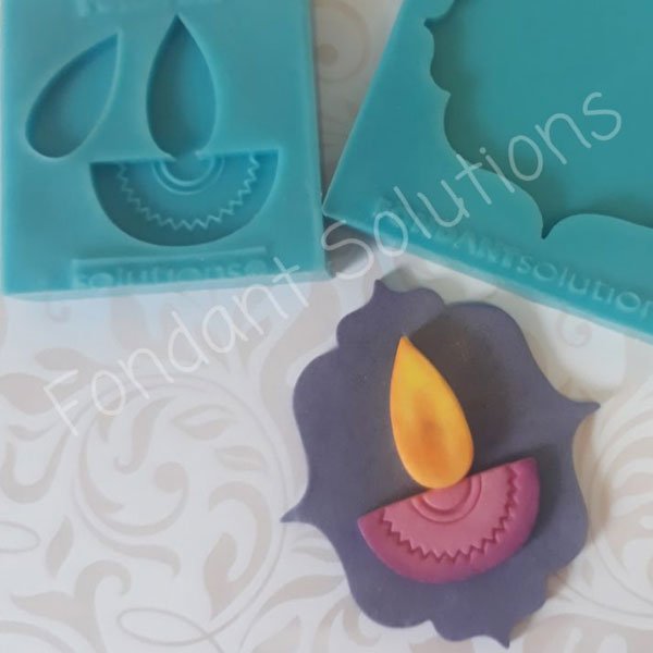 Fondant Solutions Diwali Candle Mould