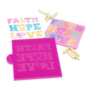 Fondant Debosser Awareness Faith Hope Love