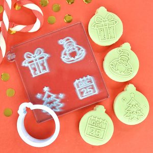 Sweet Stamp Outboss Mini Stamp N Cut Feeling Festive