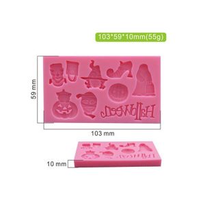 Alternative view of Silicone Mini Halloween Set Mould