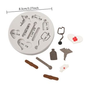 Alternative view of Silicone Medical Theme Mould