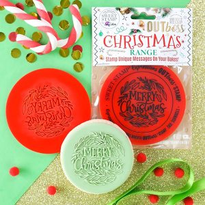Sweet Stamp Outboss Merry Christmas Wreath