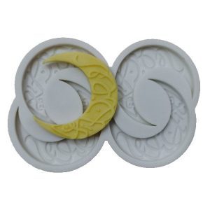 Silicone Arabic Design Moon Mould