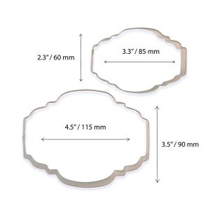 Alternative view of PME Cookie & Cake Plaque Cutter Set Style 2