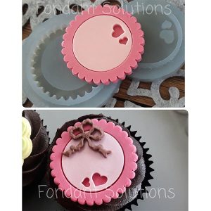 Fondant Solutions Scallop and Heart Disk Mould